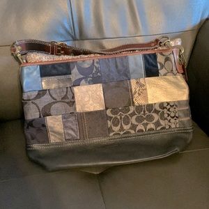 Denim Coach Tote